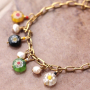 So gestalten Sie farbenfrohen Schmuck mit sch&ouml;nen Millefiori-Perlen: 