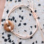 Diese sch&ouml;nen Ohrringe und Armb&auml;nder gestalten Sie schnell und einfach mit Disc-Anh&auml;ngern und Facett-Perlen aus Naturstein!      