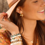 Entwerfen Sie Schmuck im Boho-Schick mit S&uuml;&szlig;wasserperlen, Rocailles, Natursteinperlen und Muschelperlen. 