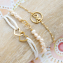 Musthave-Schmuckherstellung mit Edelstahl-Zwischenst&uuml;cke und farbigem Satin-Draht 