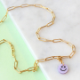 Werden Sie kreativ und kreieren Sie den fr&ouml;hlichsten Schmuck mit bunten Smiley-Plexx-Anh&auml;ngern und Zwischenst&uuml;cken