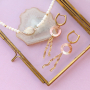 Sommerlicher Schmuck mit Perlmuttanh&auml;ngern