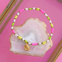 Schmuckinspirationen mit Glasperlen-Rocailles in sommerlichen Neonfarben
