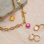 Mit Cabochons Armb&auml;nder und dazu passende Ohrringe anfertigen