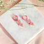Schmuck f&uuml;r den Valentinstag mit bunten Polymerperlen
