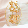 Schmuckdesigns mit griechische Blumenperlen aus DQ-Keramik