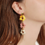 Schmuckdesigns mit griechische Blumenperlen aus DQ-Keramik