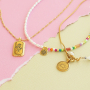 Kreativer Sommerschmuck mit DQ- und Edelstahlanh&auml;ngern im eigenem Design