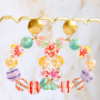 Mit Glasperlen modischen Ohrschmuck designen  