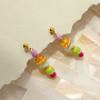 Mit Glasperlen modischen Ohrschmuck designen  