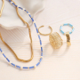 Schmuckdesigns mit bunten Rocailles Bugle