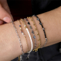 Edelstahl-Armb&auml;ndchen und Creolen; eine verspielte Kombi