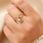 Ringe und Halsketten mit Anh&auml;ngern aus Kristallglas gestaltet