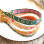 Kreative Ideen zu Schmuckband mit Text 