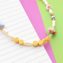 Einzigartige Ketten und Sneaker-Cords mit Buchstabenperlen aus Acryl