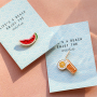 Inspiration zu sommerlichen Broschen und Pins