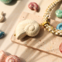 Beeindruckender Schmuck mit Ammonit-Perlen aus griechischer DQ-Keramik