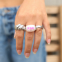 Auff&auml;lligen Schmuck mit handbemalten Acryl-Imitationsperlen fertigen