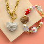 Einzigartige Schmuckdesigns mit glitzernden Bohemian-Perlen und Anh&auml;nger