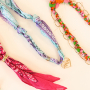 Farbenfrohe Ketten und Armb&auml;nder mit Bandanas kreieren