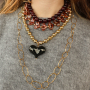 Kreativer Herzschmuck mit Acrylperlen 