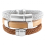 Prachtvolle Armb&auml;nder aus Divino DQ Kordel und DQ Leder gemacht