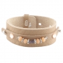 Sch&ouml;ner Schmuck gemacht aus verschiedenen Sorten und Gr&ouml;ssen Leder 