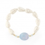 Sch&ouml;ner Schmuck mit neuen Polaris Perlen und Cabochon in Sommerfarben