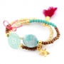 Ketten und Armb&auml;nderset im echten Bohemian Beach Style!