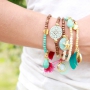 Ketten und Armb&auml;nderset im echten Bohemian Beach Style!