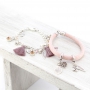 Lavendel mit erdtonfarbenen Armb&auml;ndern f&uuml;r eine zarte Ausstrahlung!