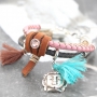 Mach sch&ouml;nen Boho Schmuck mit unserem prachtvoll geflochtenem Leder DQ und flachem Leder DQ!