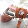 Mach sch&ouml;nen Boho Schmuck mit unserem prachtvoll geflochtenem Leder DQ und flachem Leder DQ!