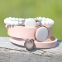 Diese Sommer Armb&auml;nder aus Cuoio und Sommer Perlen sind absolut In!