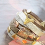 Mach diese hippen Armb&auml;nder mit Leder DQ und Schmuck Zubeh&ouml;r aus Metall DQ wie diese mega trendy Schieber