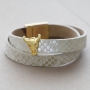 Mach diese hippen Armb&auml;nder mit Leder DQ und Schmuck Zubeh&ouml;r aus Metall DQ wie diese mega trendy Schieber