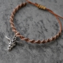 Faszinierender Schmuck mit unseren sch&ouml;nenDQ Leder B&uuml;ffelkopf Anh&auml;nger in einer neuen kleinen Gr&ouml;sse!