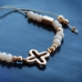 Schmuck Set im Ethno Look aus Metall DQ gemacht in rosegold & Macram&eacute; Band!