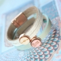 Mach mega trendy Schmuck in einem hippen Look mit unseren Holz Cabochon!
