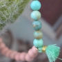 Die Sommerfarben unserer Naturstein Perlen sind perfekt f&uuml;r Sommer Schmuck mit einem modernen Look!