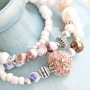 Stehlen Sie die Show und machen hippen Schmuck mit unseren Glasperlen meliert als Basis!