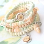 Mit unseren Holz Perlen in frischen Farben machen Sie diesen sch&ouml;nen Schmuck mit herrlichen Details