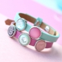 Sch&ouml;ne Armb&auml;nder f&uuml;r die Kleinen von Cuoio mit fr&ouml;hlichen Cabochons von Polaris Elements