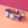 Sch&ouml;ne Armb&auml;nder f&uuml;r die Kleinen von Cuoio mit fr&ouml;hlichen Cabochons von Polaris Elements