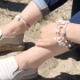 Machen Sie Ihren Beach Look komplett mit sch&ouml;nen handgemachtem Schmuck aus herrlichen Muschelperlen in grellen Farben!