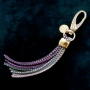 Shiny Schmuck aus Imitat Wildleder mit Strass, Swarovski und DQ Metall
