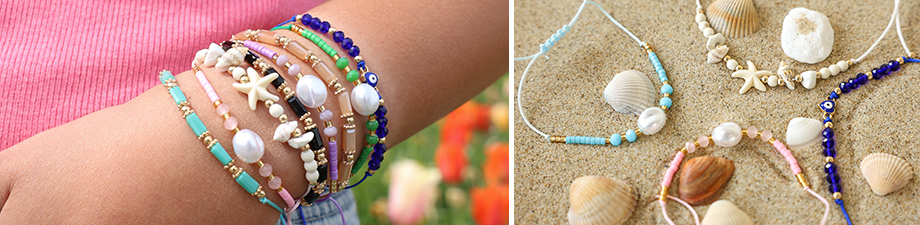 Neue Serie Armb&auml;nder & Fu&szlig;kettchen 